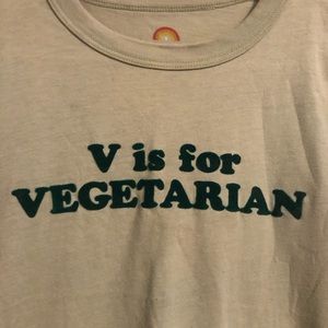 V is for Vegetarian T-Shirt
